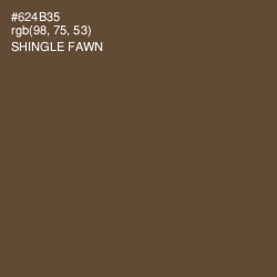 #624B35 - Shingle Fawn Color Image